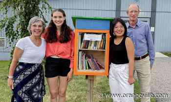ODSS students' Lions Park Little Library springs to life at Orangeville park - Orangeville Banner
