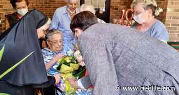 Auguri Maria, 100 anni! E Sinibaldi le fa visita - Rieti Life