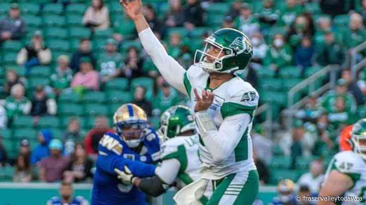 Dolegala stepping up at QB for Roughriders as COVID-depleted Saskatchewan hosts Argos