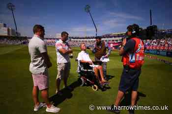 Jade Dernbach shows support for Professional Cricketers' Trust campaign - Harrow Times