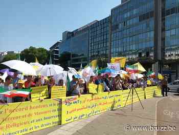 Nieuwe demonstratie in Brussel door tegenstanders van uitwisselingsverdrag met Iran - BRUZZ