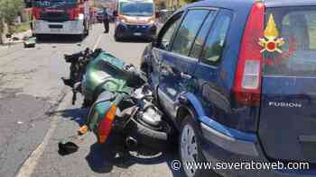 Violento scontro tra auto e moto, muore centauro - Soverato Web