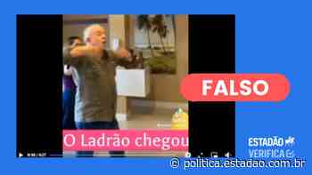 Vídeo de Lula em hotel de Natal é editado para incluir áudio com xingamentos - Política Estadão