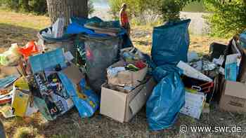 Nach Schwörmontag und Nabada: Müll in Iller und Donau bei Ulm - SWR Aktuell