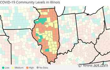 CDC recommends masking in St. Clair, 57 other counties in IL at high community level - AOL