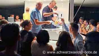 Doppelbesuch in Longwy - Nagolds Bierstand kommt in der Partnerstadt bestens an - Schwarzwälder Bote