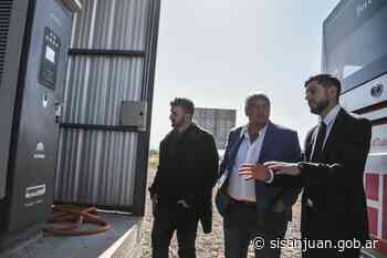 El ministro de Transporte de Buenos Aires se interiorizó sobre la utilización de energía limpia en la... - SI SAN JUAN