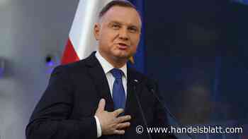 Andrzej Duda: Wie Polens Präsident in der EU als Vorbild agiert - Handelsblatt