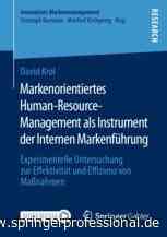 Markenorientiertes Human-Resource-Management als Instrument der Internen Markenführung - Springer Professional