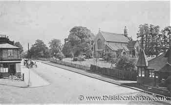 Century old view of Loughton church celebrating 150th year