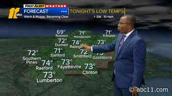 Hot & Humid, Isolated Storms Today