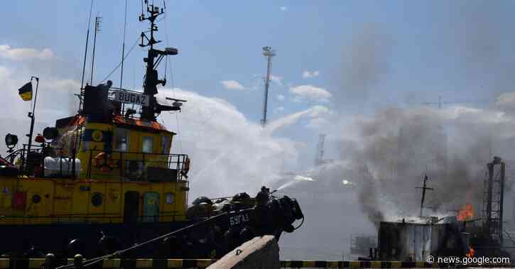 Russia struck military boat in Odesa with cruise missiles - foreign ministry says - Reuters.com