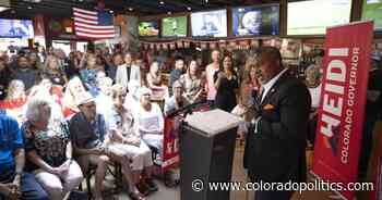 GOP gubernatorial nominee Heidi Ganahl introduces running mate Danny Moore at Aurora rally - coloradopolitics.com