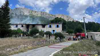 Une maison s’embrase dans un petit village des Alpes-Maritimes: deux personnes évacuées