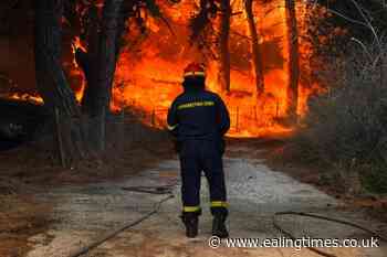 Hotels and homes evacuated as Greece battles four major wildfires - Ealing Times