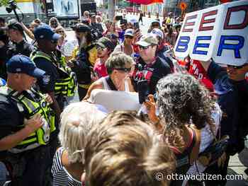 Ottawa police made one arrest in weekend 'slow-roll' ahead of protest starting at Dutch embassy