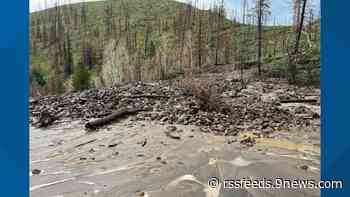 Road closed in Grand County due to mudslide