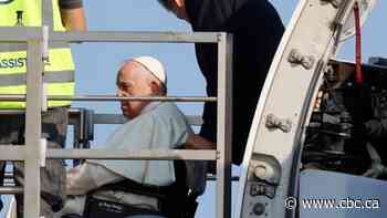 Pope lands in Edmonton to start 6-day 'penitential trip' aimed at Indigenous reconciliation