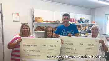 Spende in Schramberg - 1000 Euro vom Brezelsegen2go für Tafel und ElKiCo - Schwarzwälder Bote