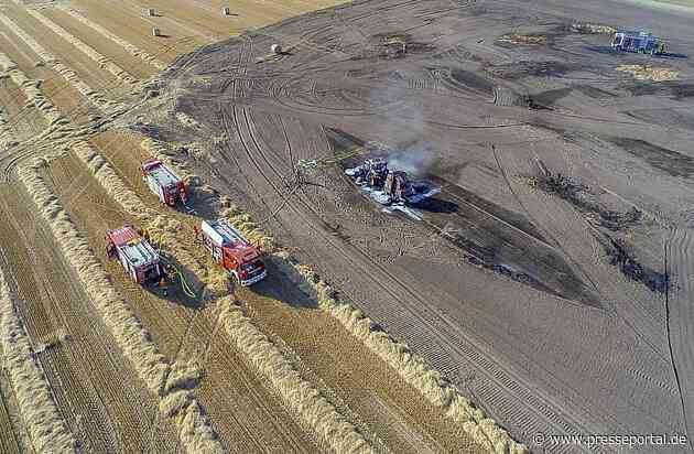 FW Flotwedel: Landkreisübergreifender Einsatz bei Flächenbrand zwischen Bröckel und Uetze