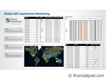 Wood Mackenzie and Ball Corporation introduce new tool that tracks global LNG liquefaction train statuses in near real-time - Financial Post