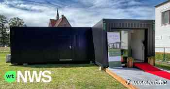 Genk toont een mobiele zorgwoning om zorgbehoevende ouders in je tuin te laten wonen - VRT NWS