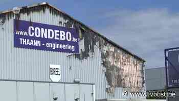 Pas overgenomen bedrijf brandt grotendeels uit in Lokeren - TV Oost