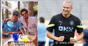 Erling Haaland causes confusion after picture of him wearing Coventry shirt goes viral - The Mirror