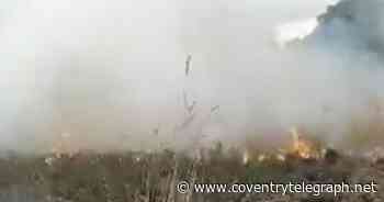 Devastating grass fires started deliberately in Coventry caught on camera - Coventry Live