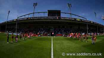 Coventry City fixture to go ahead as planned - saddlers.co.uk
