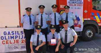 Brandweermannen van Beerse veroveren bronzen medaille op Firefighters Olympics in Slovenië - Het Laatste Nieuws
