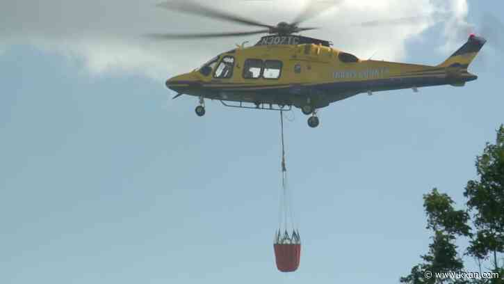 Illegal dumping site catches fire again in southeast Austin