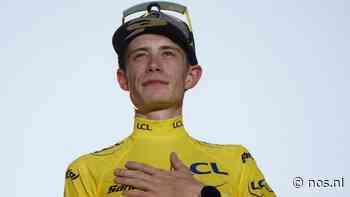 Vingegaard straalt in het geel en dankt 'beste wielrenner ter wereld' Van Aert - NOS