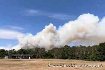 Major incident declared over large fire at Surrey’s Hankley Common - The Oldham Times