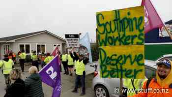 Striking Nelson sawmill workers demand living wage - Stuff
