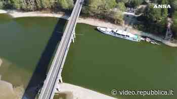 Siccità, le immagini dal drone del Po prosciugato fra Parma e Reggio - Repubblica TV