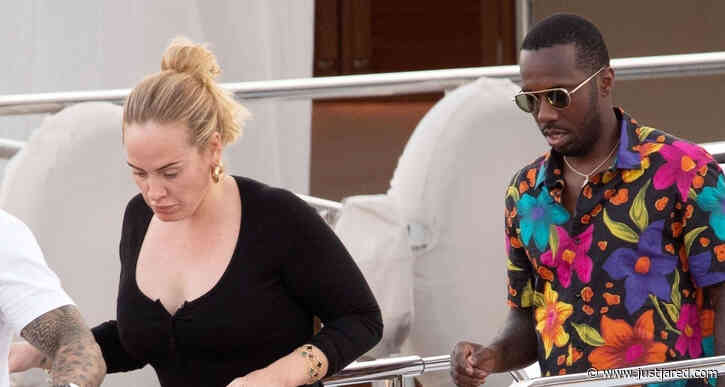 Adele & Boyfriend Rich Paul Enjoy Yacht Vacation in Italy