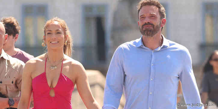 Ben Affleck & Jennifer Lopez Stroll Around Paris on Her 53rd Birthday