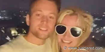 Britney Spears Meets Taron Egerton & Gets a Big Hug!
