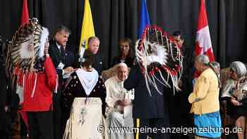 Bitte um Vergebung: Papst trifft erste Ureinwohner in Kanada