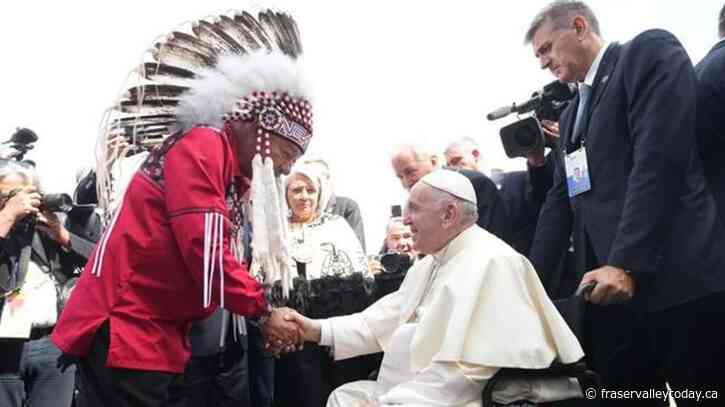 Day 2 of Pope visit to include stops at a former residential school, Edmonton church