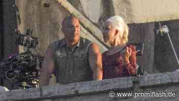 Am "Fast & Furious"-Set: Vin Diesel dreht mit Helen Mirren - Promiflash.de