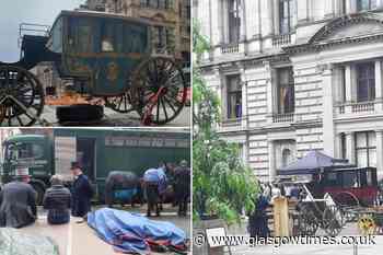 New pictures of Apple drama Debutante set as filming starts on Cochrane Street - Glasgow Times