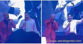 Alcalde de Ensenada se sube al escenario para cantar junto a Cristian Castro - SanDiegoRed