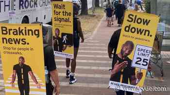 TxDOT 'human billboards' coming to Austin to promote pedestrian road safety - KVUE.com