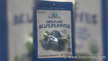 Freeze-dried blueberries recalled due to possible high level of lead - Live 5 News WCSC