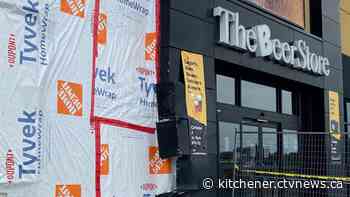 Police estimate as much as $30K in damage after transport truck drives into Kitchener Beer Store - CTV News Kitchener