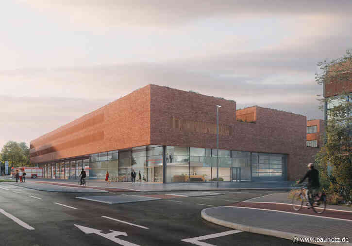 Perforierter Ziegelvorhang
 - wulf architekten planen Feuerwache in Trier