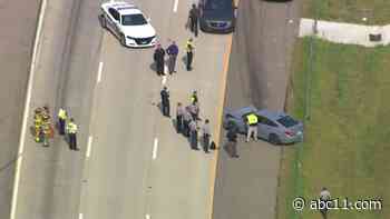 Multiple car crash shuts down Interstate 87 in Wake County