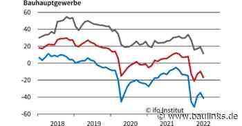 ifo-Geschäftsklimaindex fürs Bauhauptgewerbe: Aktuelle Lage mies wie seit April 2016 nicht mehr